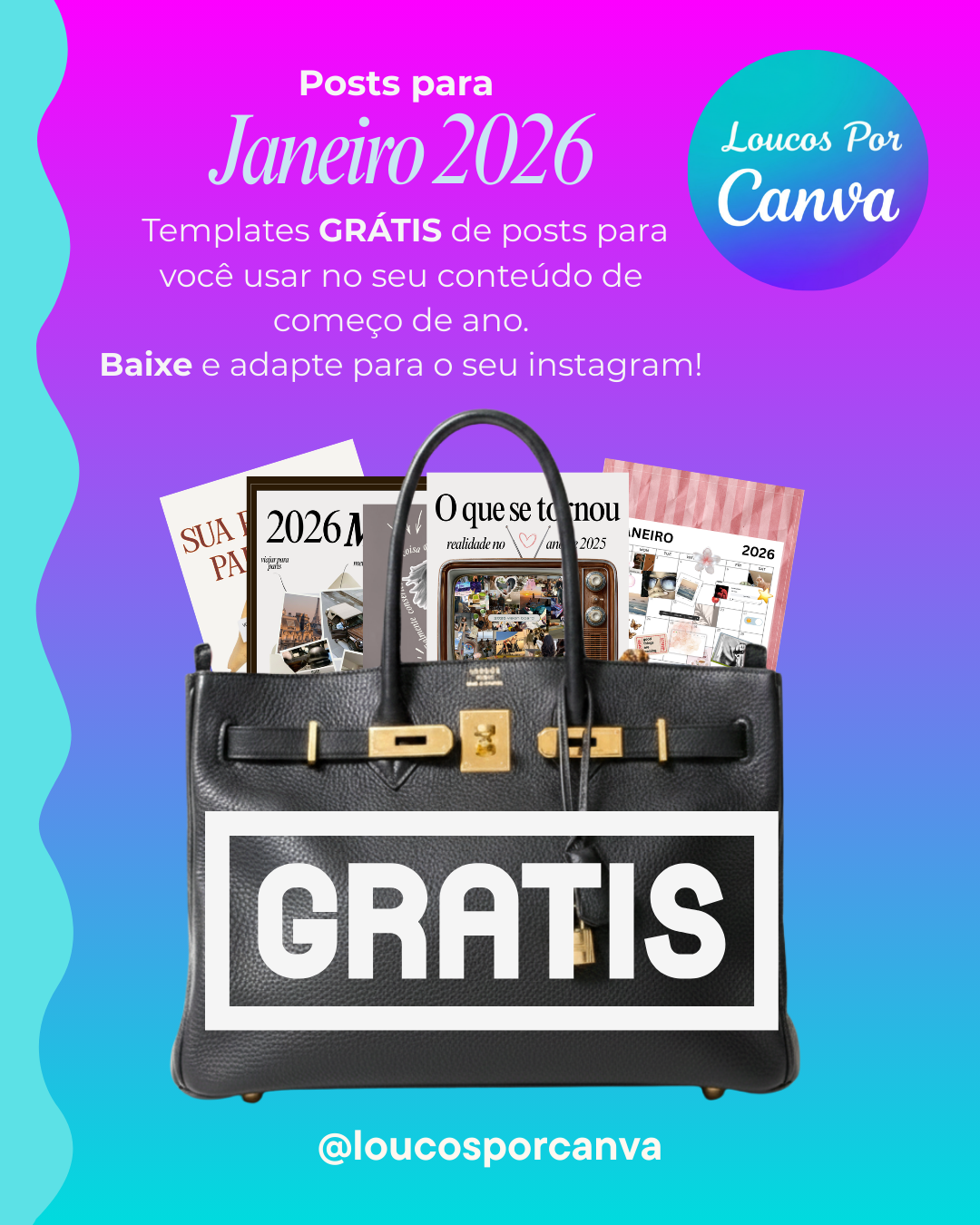 Pack Gratuito 2 - Designs modernos Canva grátis